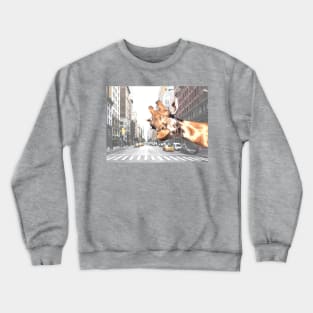 Selfie Giraffe in New York Crewneck Sweatshirt